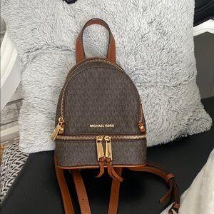 Michael Kors Brown Backpack